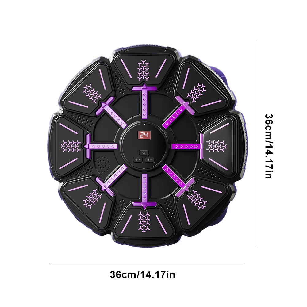 New Smart Music Boxing Machine Wall Mounted Fitness Punching Bag Bluetooth-Compatible Smart Boxing