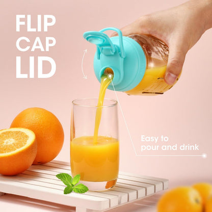 6 Pack Mason Jar Lids, Regular Mouth Pour Spout Lid with Flip Top, Canning Lids for Ball Mason Jars to Drinking & Storing Milk Coffee Lemonade Salad Dressing, Reusable, Leak-Proof