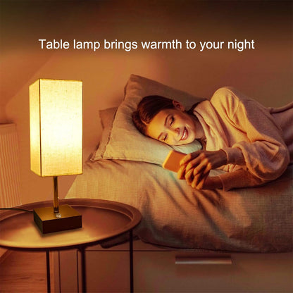 2 Pack Table Lamp, Rechargeable Cordless Lamp with 4400Mah Portable 3 Level Brightness and Stepless Dimming, Small Lamp for Outdoor Camping Indoor Bedroom