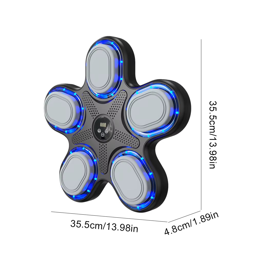 New Smart Music Boxing Machine Wall Mounted Fitness Punching Bag Bluetooth-Compatible Smart Boxing