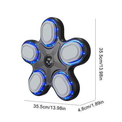 New Smart Music Boxing Machine Wall Mounted Fitness Punching Bag Bluetooth-Compatible Smart Boxing