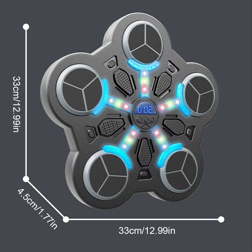 New Smart Music Boxing Machine Wall Mounted Fitness Punching Bag Bluetooth-Compatible Smart Boxing