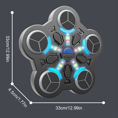 New Smart Music Boxing Machine Wall Mounted Fitness Punching Bag Bluetooth-Compatible Smart Boxing