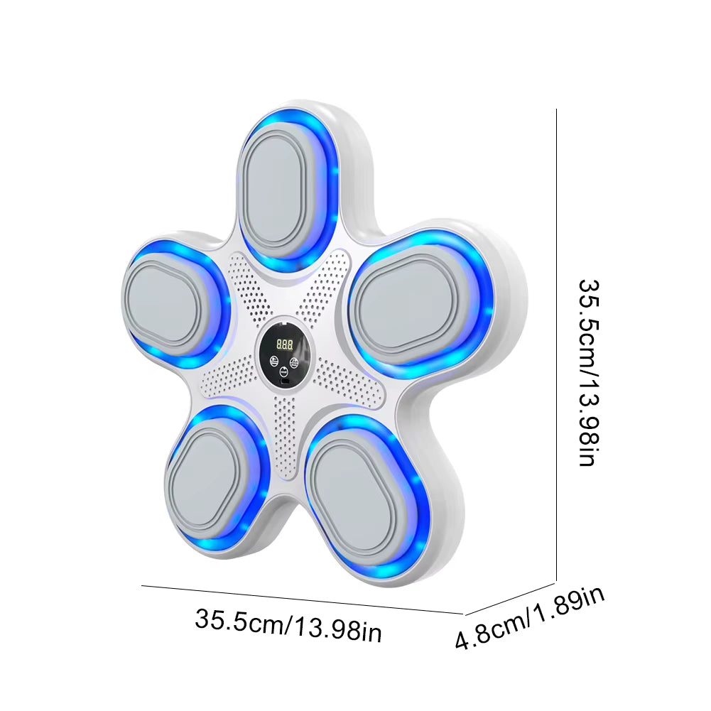 New Smart Music Boxing Machine Wall Mounted Fitness Punching Bag Bluetooth-Compatible Smart Boxing