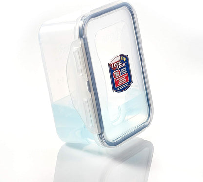 Easy Essentials Food Storage Lids/Airtight Containers, BPA Free, 14 Piece - Tall Rectangle, Clear