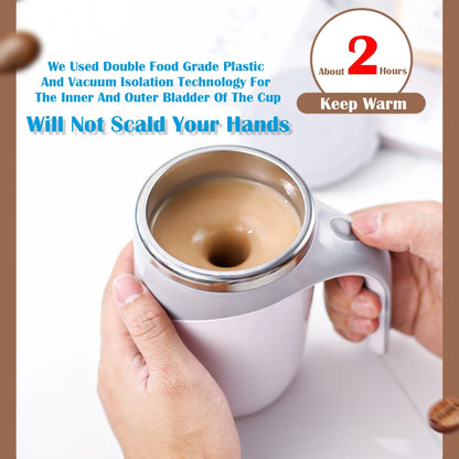 Self Stirring Mug - Magnetic Electric Auto Cute Mixing Cup 