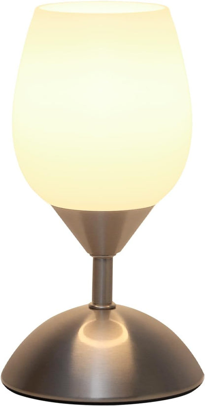 Small Touch Lamp for Bedroom Nightstand, 3-Way Dimmable Bedside Lamps 