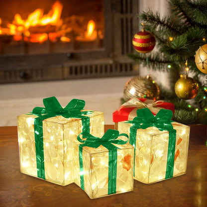 Christmas Decorations Indoor Lighting Christmas Box Backyard Outdoor Glowing Christmas Outdoor Deco Lights 