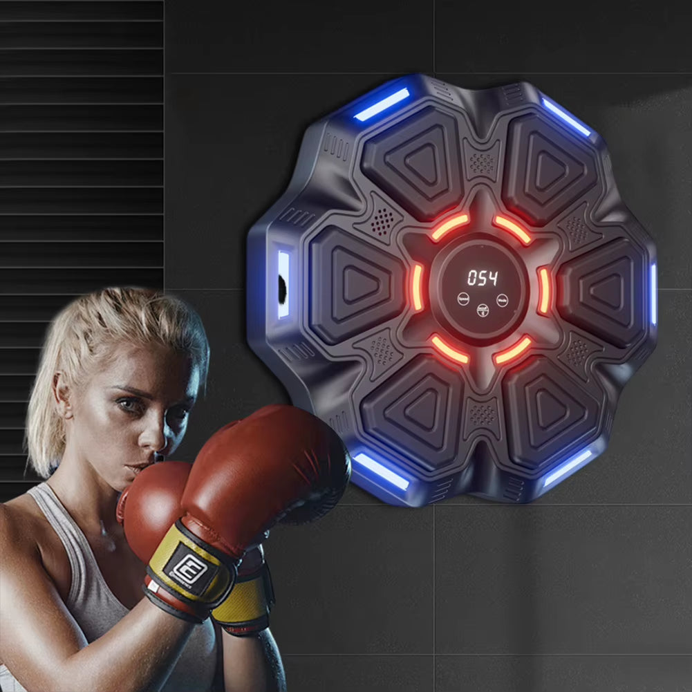 New Smart Music Boxing Machine Wall Mounted Fitness Punching Bag Bluetooth-Compatible Smart Boxing