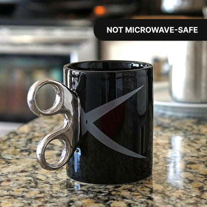 Scissors Handle Coffee Mug, 11Oz -  - Fun Barber Hairdresser Arts 7 Crafts Tea Cup Gift
