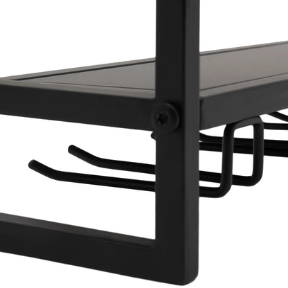 Bar Wine Shelf Wall-Mounted Bottle Holder 20 Bottles & 7 Goblets High-Quality