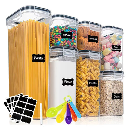 7Pcs Container for Food Storage Set Kitchen Food Container Large Food Storage Containers 