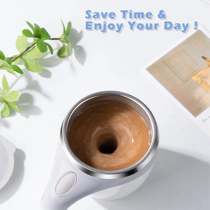 Self Stirring Mug - Magnetic Electric Auto Cute Mixing Cup 