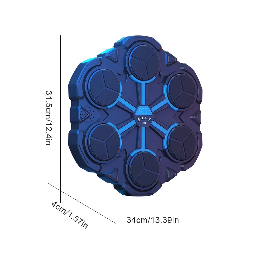 New Smart Music Boxing Machine Wall Mounted Fitness Punching Bag Bluetooth-Compatible Smart Boxing