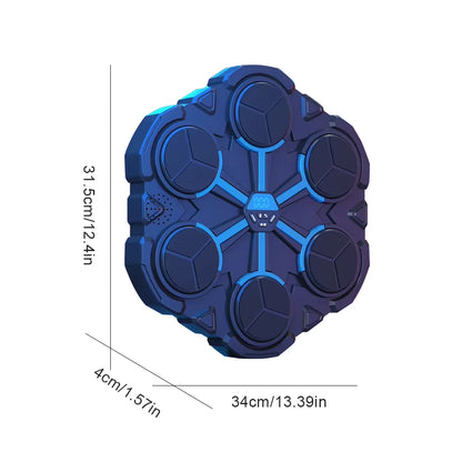 New Smart Music Boxing Machine Wall Mounted Fitness Punching Bag Bluetooth-Compatible Smart Boxing