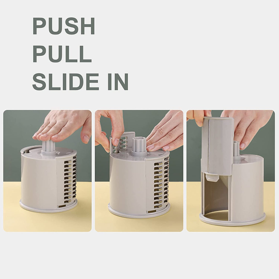 Rotary Cheese Grater, Vegetable Slicer, Cutter for Fruit, Cookie, Oreo, Nuts