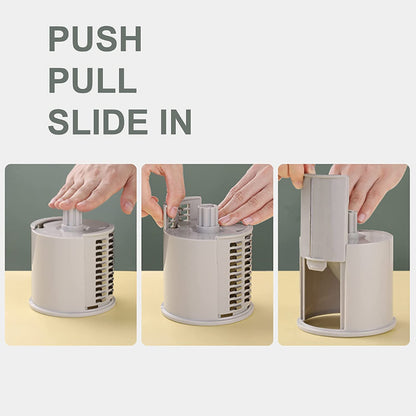 Rotary Cheese Grater, Vegetable Slicer, Cutter for Fruit, Cookie, Oreo, Nuts